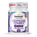 Cártamo + Chia + Coco + Cromo + Vitamina E Sunfood 2000mg 60softgels