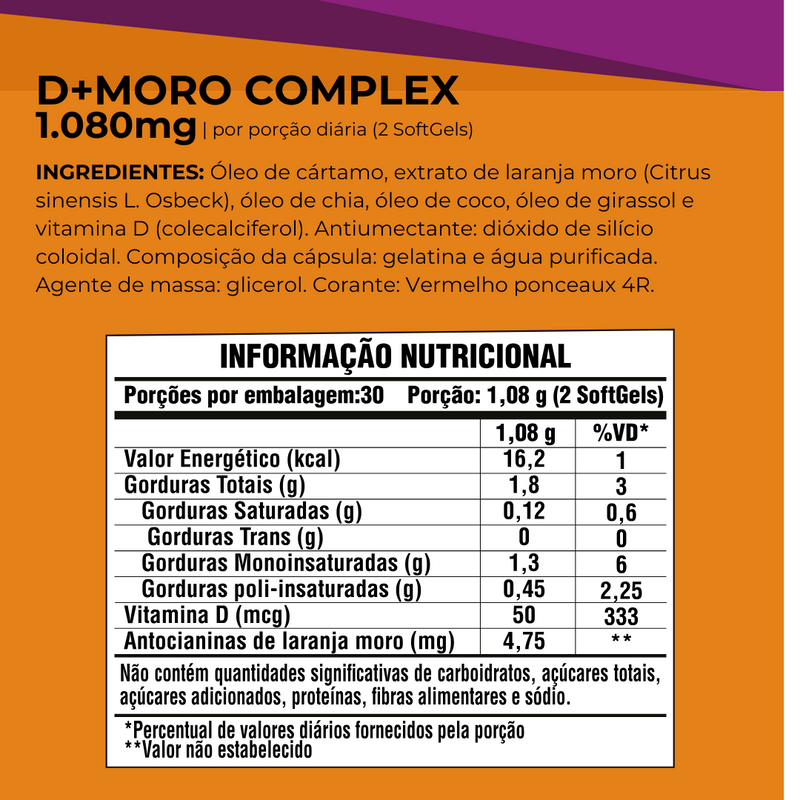 D+Moro Complex Sunfood 1080mg 60softgels