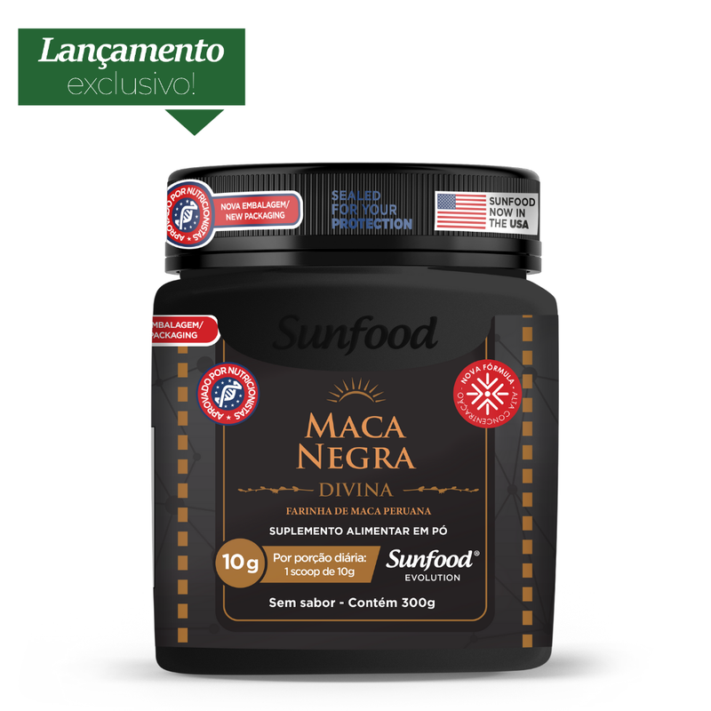 Maca Negra Divina Sunfood 300g