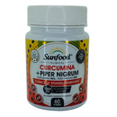 Cúrcuma Piper Nigrum Sunfood 1000mg 60Caps