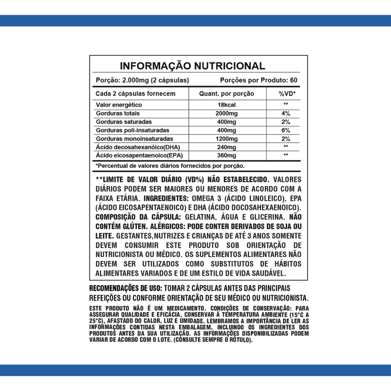 Ômega‑3 Meg‑3 Trust the Source Sunfood 2000mg