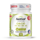 Cálcio + Vit K2 + Vit D3 Sunfood 500mg 60softgels