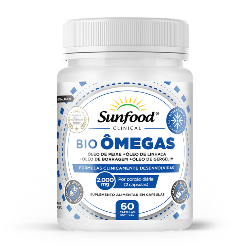 Bio Ômegas Sunfood 2000mg 60Softgels