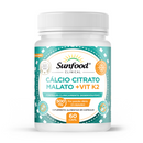Cálcio Citrato Malato + Vit K2 Sunfood 500mg 60Caps