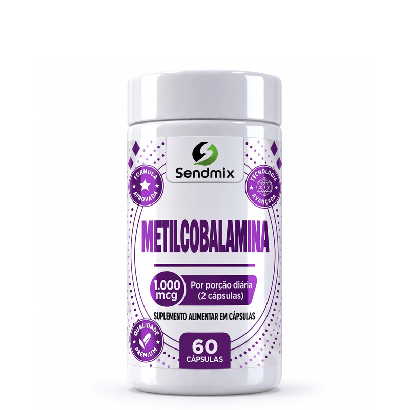 Metilcobalamina B12 Sendmix 1000mcg 60Caps