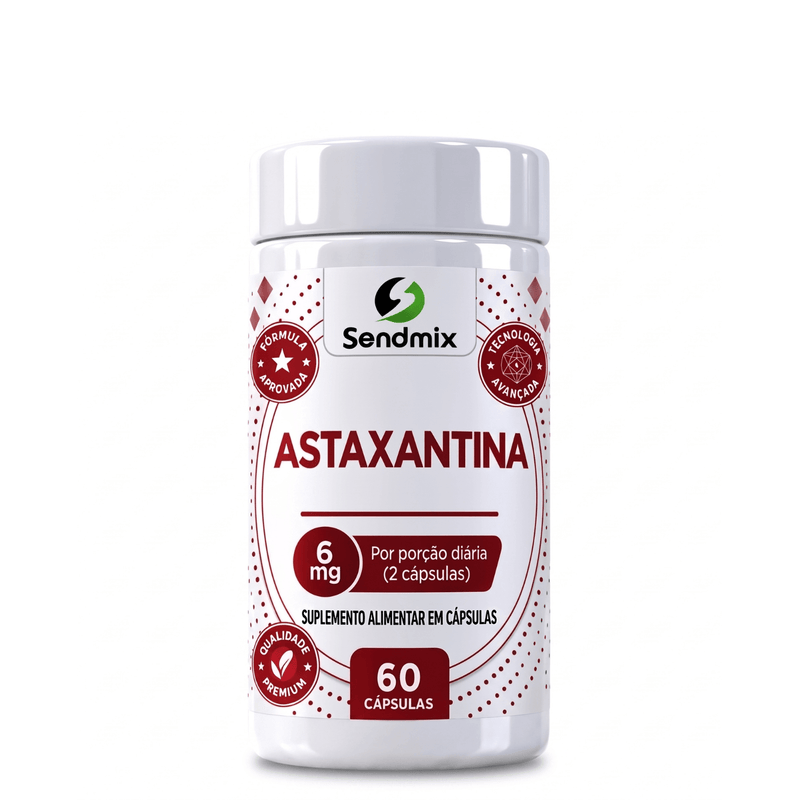 Astaxantina Sendmix 6mg 60Caps