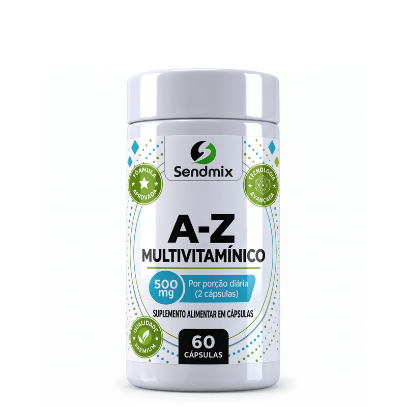 A-Z Multivitamínico Sendmix 500mg 60Caps