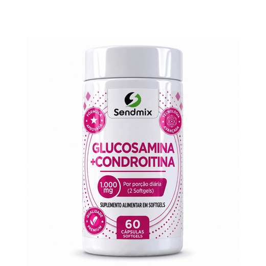 Glucosamina Condroitina Sendmix 1000mg 60 Softgels