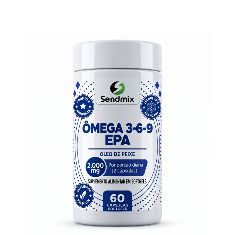 Ômega 3-6-9 EPA Sendmix 2000mg 60Softgels