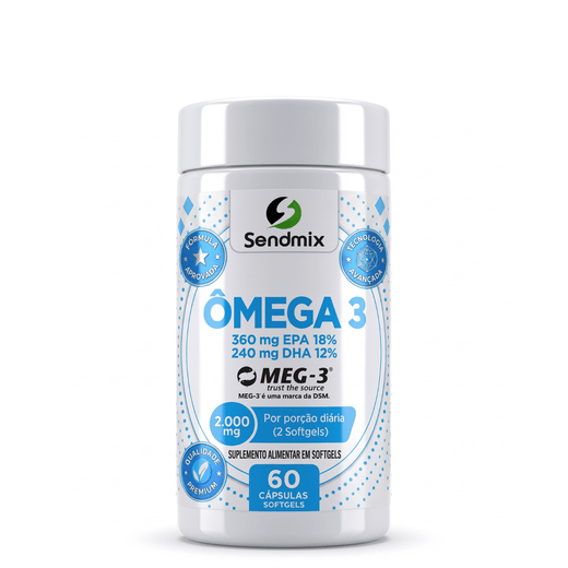 Ômega‑3 Meg‑3 Trust the Source Sendmix 2000mg 60softgels