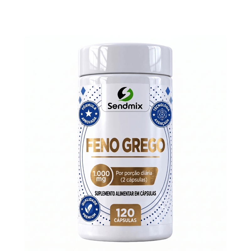 Feno Grego Sendmix 1000mg 120 Caps