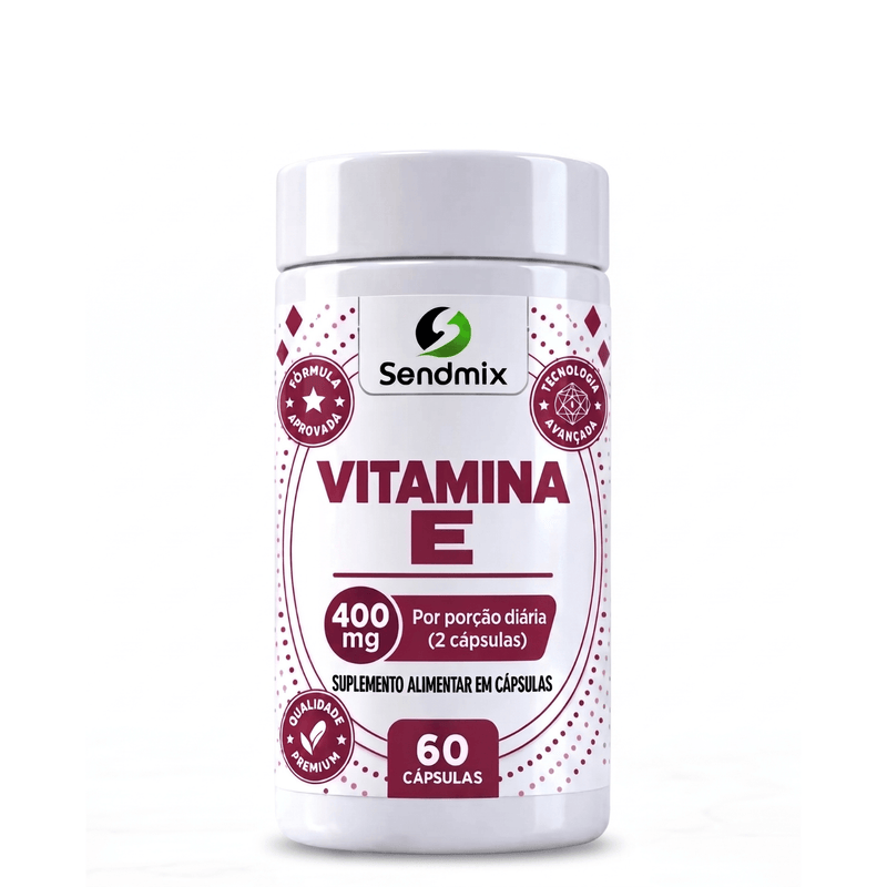 Vitamina E Sendmix 400mg 60Caps