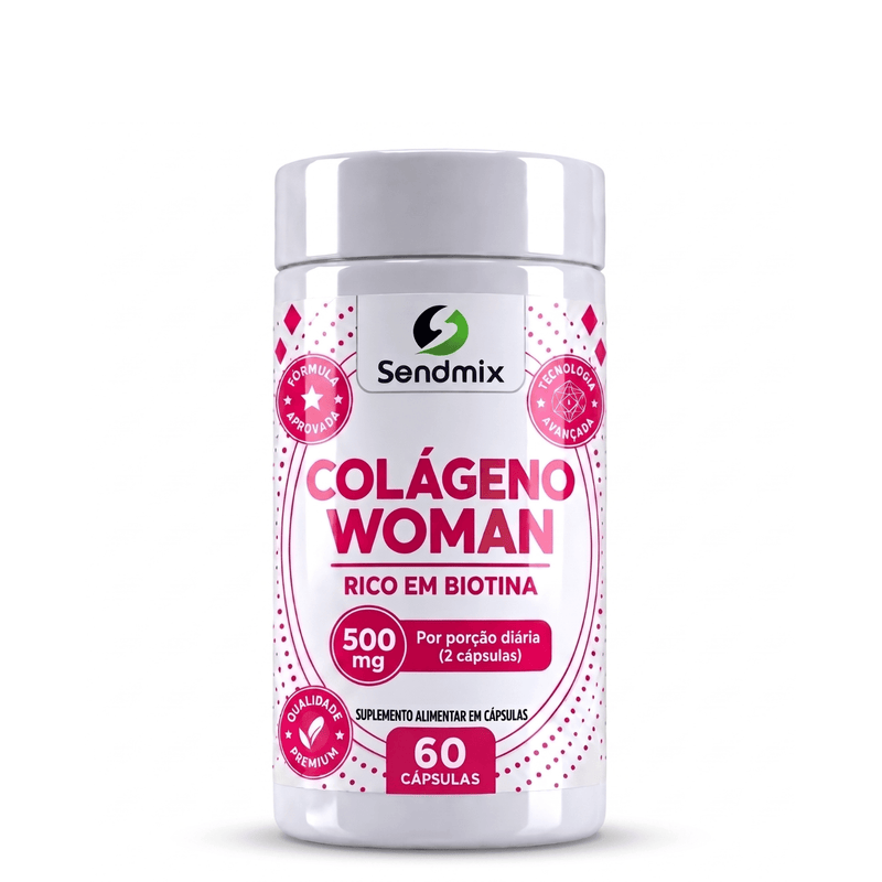 Colágeno Woman Sendmix 500mg 60Caps