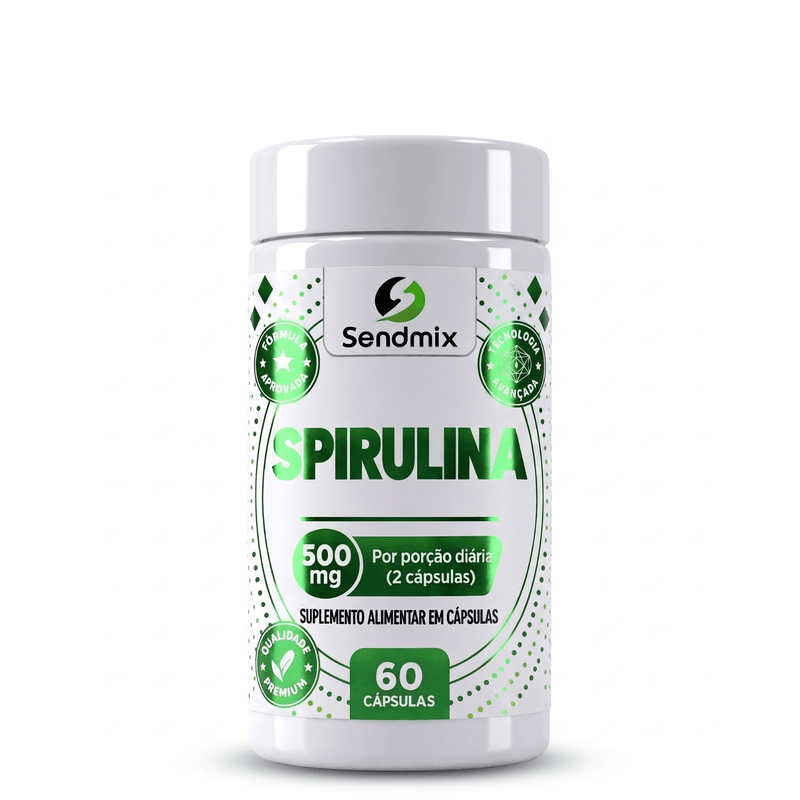 Spirulina Sendmix 500mg 60Caps