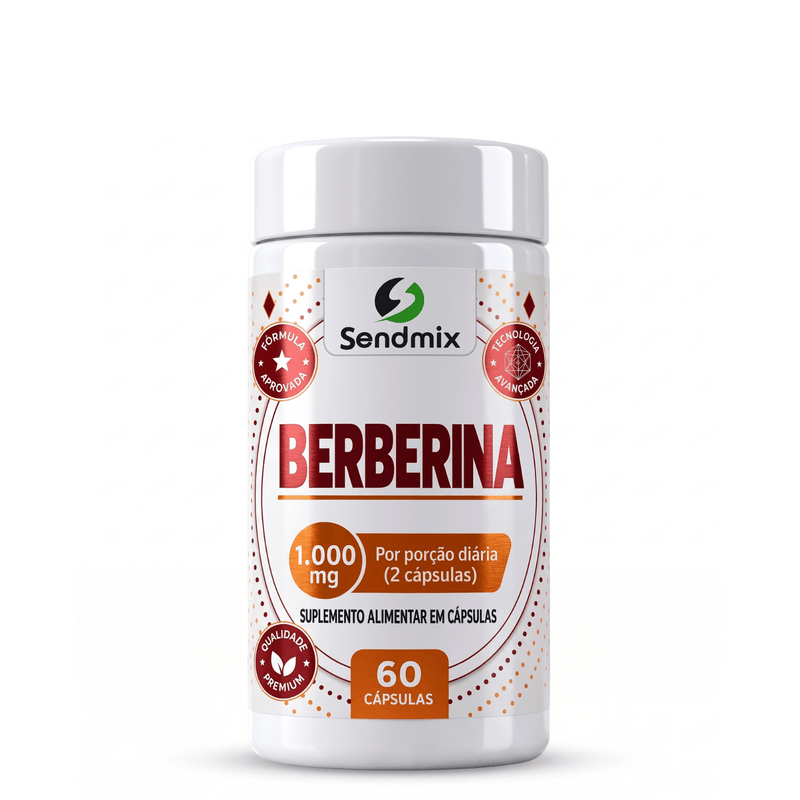 Berberina Sendmix 1000Mg 60 Capsulas