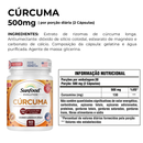 Cúrcuma Sunfood 500mg 60caps