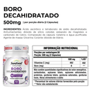 Boro Decahidratado Sunfood 500mg 60Caps