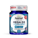 Mega D3 + Vitamina K2MK-7 Sunfood 500mg 60Softgels