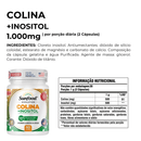 Colina + Inositol Sunfood 1000mg 60caps