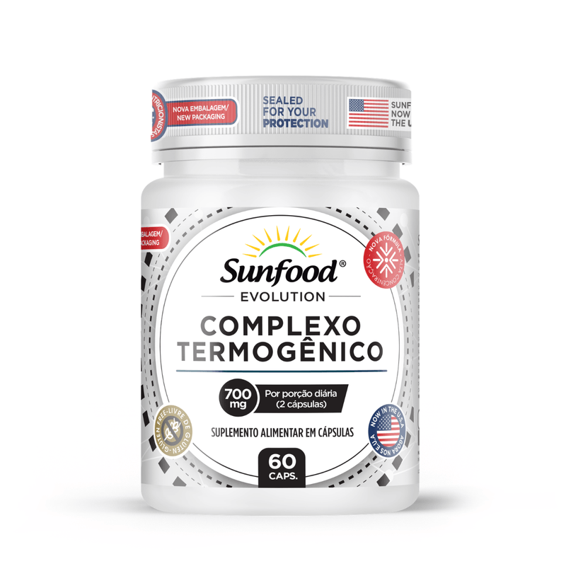 Complexo Termogenico Sunfood 700mg 60 capsulas