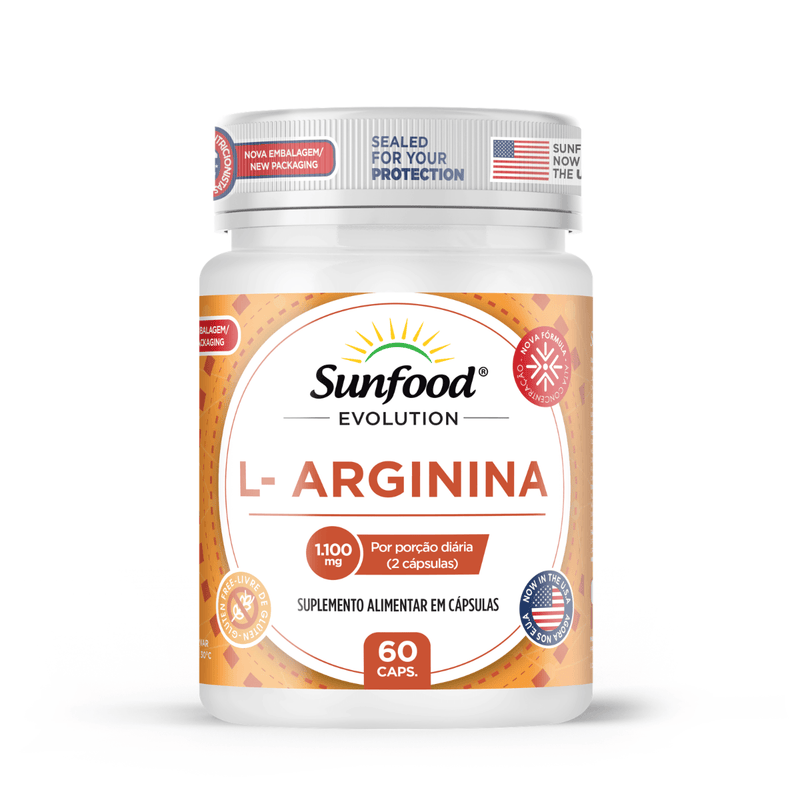 L-ARGININA Sunfood 1100mg 60caps