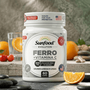Ferro + Vitamina C Sunfood 500mg 60caps