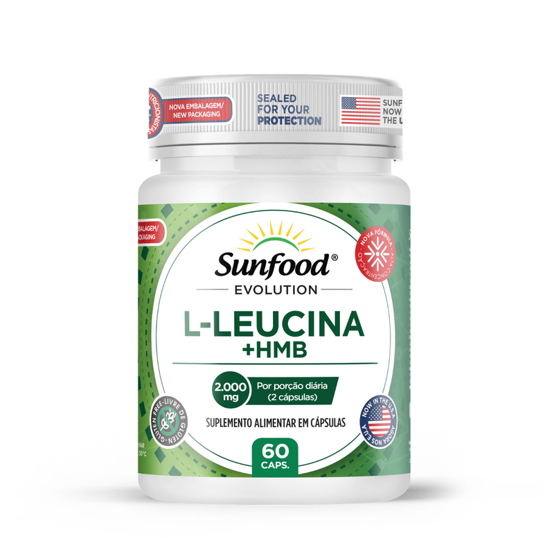 L-LEUCINA Sunfood 2000mg 60caps