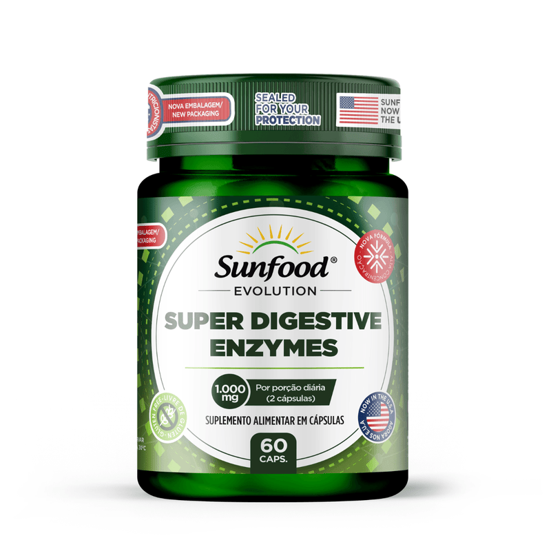 Super Digestive enzimes Sunfood 1000mg 60Caps