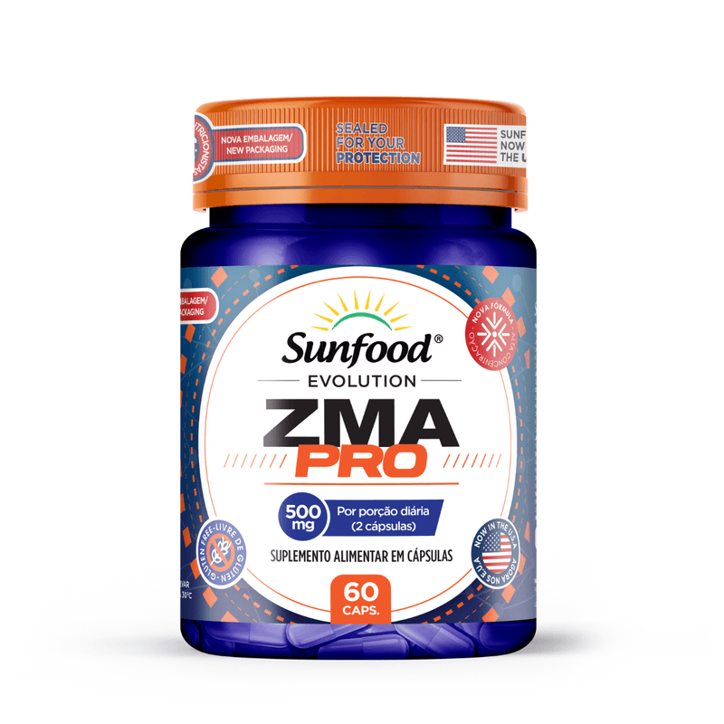 ZMA PRO Sunfood 500mg 60caps