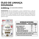Óleo De Linhaça Dourada Sunfood 2000mg 60Softgels