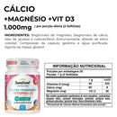 Cálcio + Magnésio + VitaminaD3 Sunfood 1000mg 60softgel