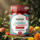 Magnésio + NAC + Zeaxantina 605mg Sunfood 60Caps