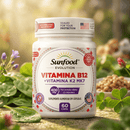Vitamina B12 + Vitamina K2 MK-7 400mg 60Caps Sunfood