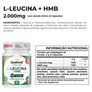 L-LEUCINA Sunfood 2000mg 60caps