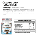 Óleo de Chia + Vitamina E Sunfood 2000mg 60softgels