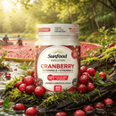 Cranberry Com Vitamina C Vitamina E Sunfood 2000mg 60Softgels