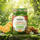 Vitamina D3 + Vitamina C + Zinco + Própolis Verde Sunfood 1360mg 60caps