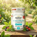 Ácido Fólico + Vitamina B12 Sunfood 500mg 30Caps