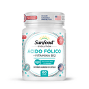 Ácido Fólico + Vitamina B12 Sunfood 500mg 30Caps