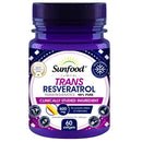 Trans-Resveratrol 98% puro Sunfood 600mg 60SoftGels
